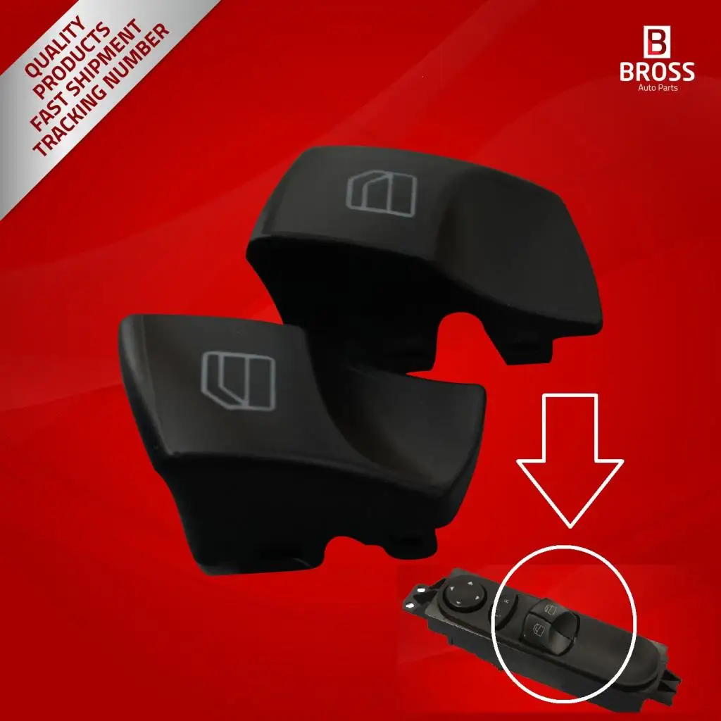 BDP549 2 шт. переключатель окна A 906 545 1213 крышка кнопки передняя левая дверь(со стороны водителя) для Sprinter W906 Crafter Dodge 2006-On