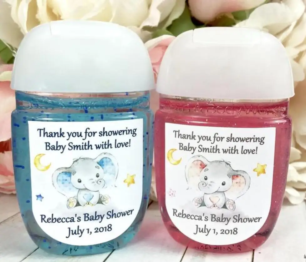 Пользовательские мальчик девочка Слоник для детского дня рождения сувенирные