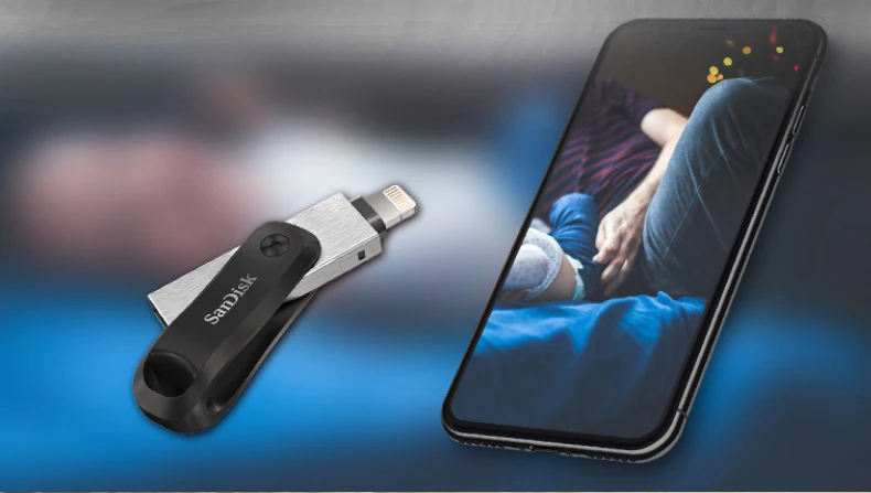SanDisk USB флэш-накопитель iXPand U диск OTG Lightning Разъем USB3.0 палка 256 ГБ 128 ГБ MFi для iPhone x/8/7/6/и iPad SDIX60N
