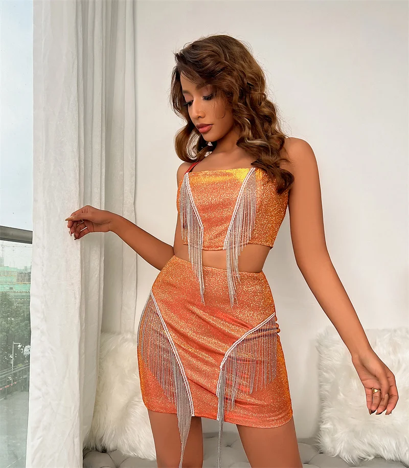 Блестящие вечерние платья короткий женский вечерний комплект на заказ блестящее