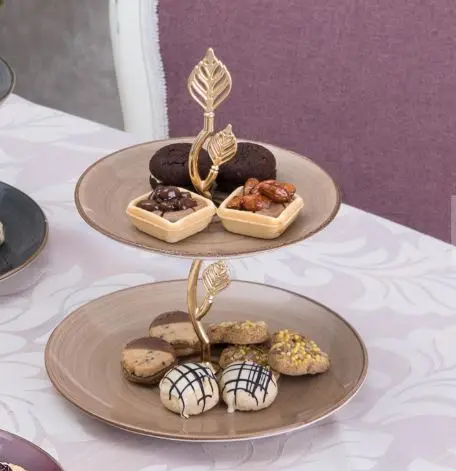 

Decorative Chocolate Chip Cookie Folded Presentation 3 Piece Cookie Serving Serving Plate Living Room Office Dowry House Decorat