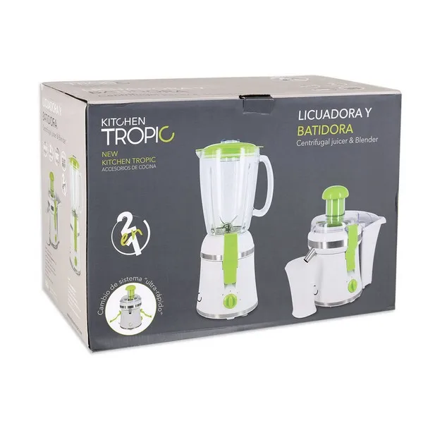 2-in-1Blender кухонный Tropic MKT92230 300 Вт белый зеленый | Бытовая техника