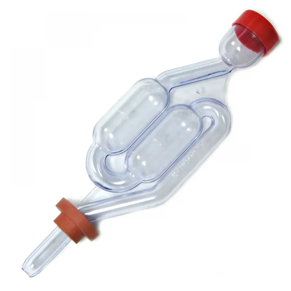 Гидрозатвор для брожения (водяной затвор S-образный) с уплотнительной резинкой |