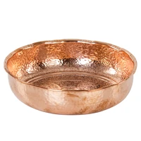 traditional turkish ottoman handmade hand hammered copper hamam bath spa bowl