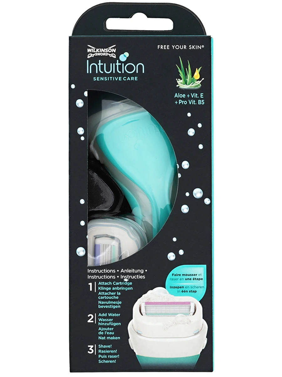 Wilkinson Sword Intuition Sensitive Станок для бритья женский с 1 сменной кассетой уже