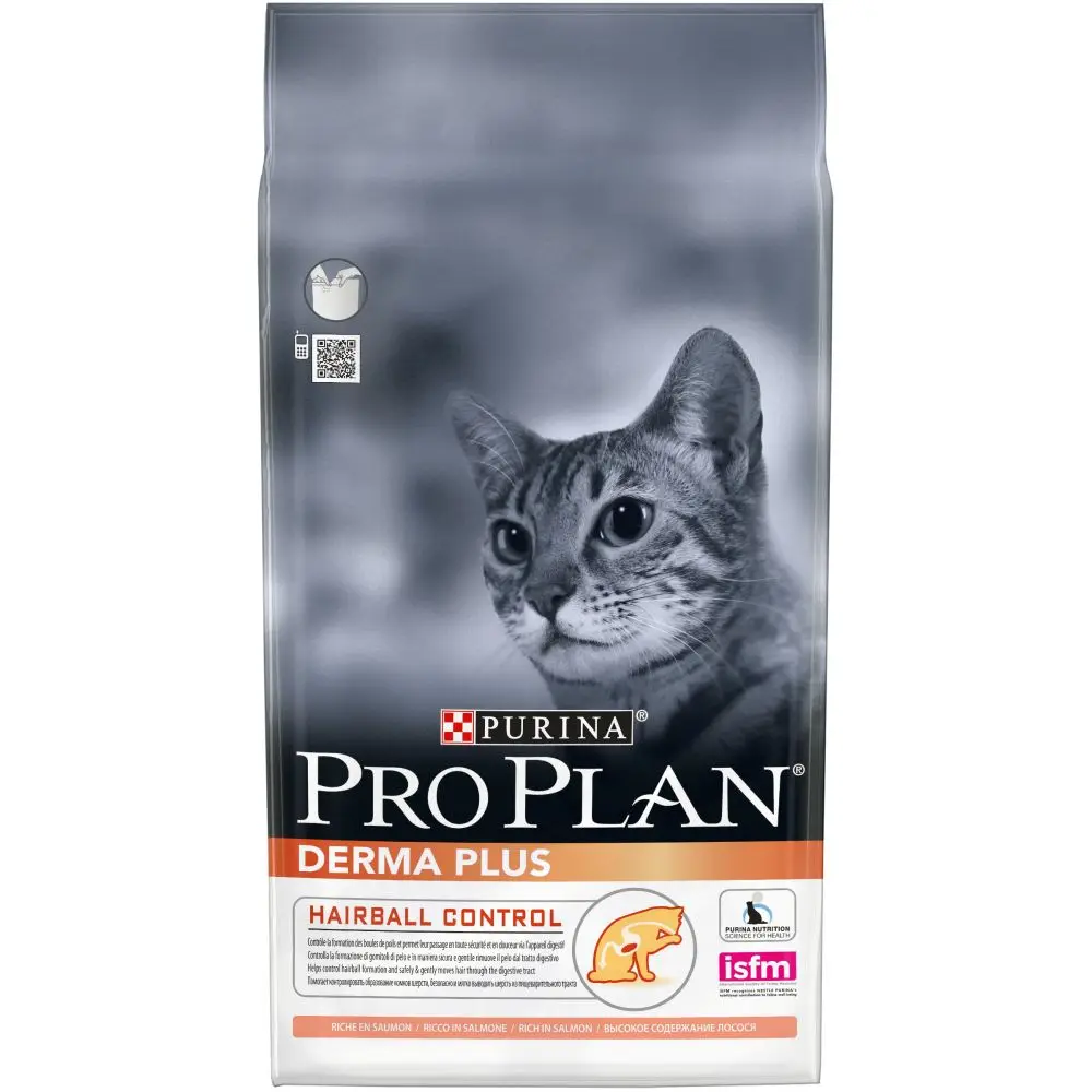Сухой корм Pro Plan для кошек с чувствительной кожей лососем Пакет 1 5 кг | Дом и сад