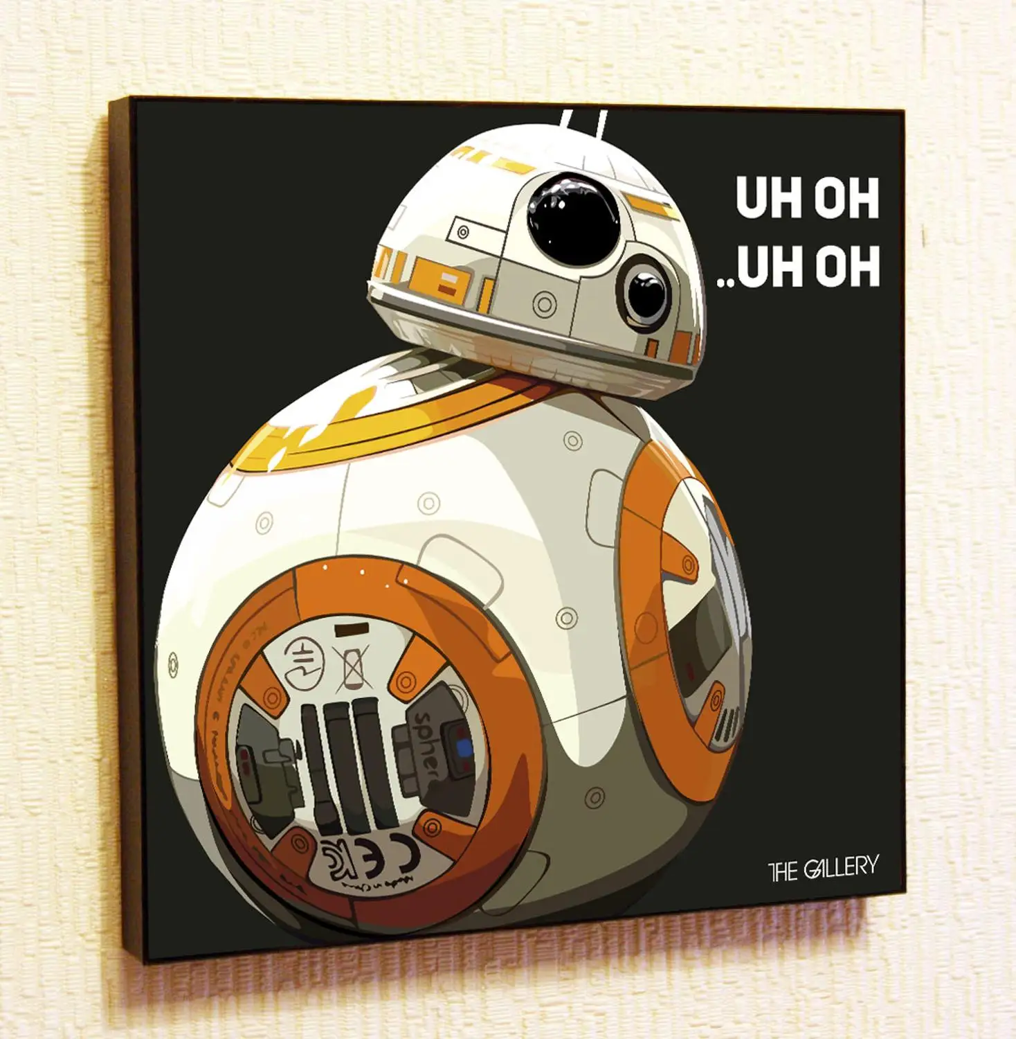 BB8 BB-8 Картина Постер в стиле поп арт Звездные Войны Star Wars принт декор | Дом и сад