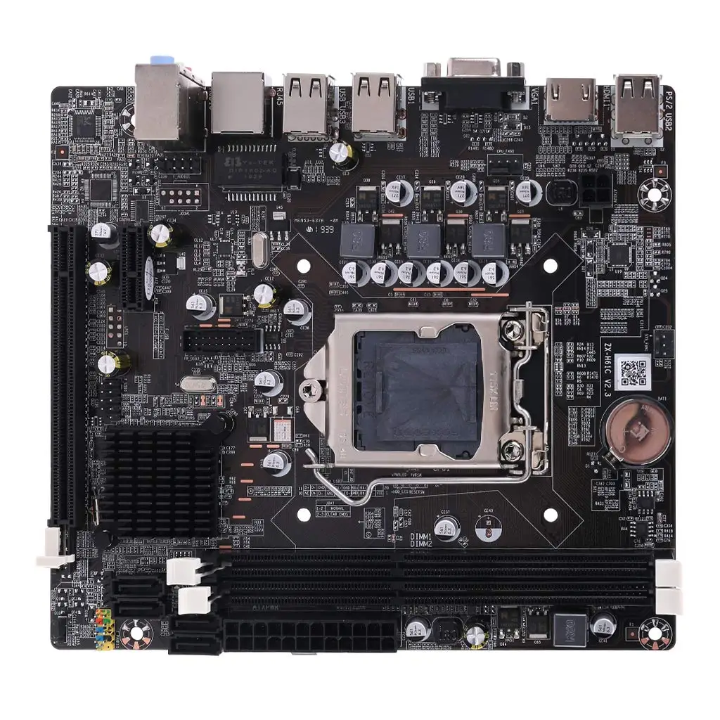 Материнская плата LGA 1155 для Intel Core i7 / i5 i3 pentium celeron LGA1155 DDR3 M-ATX Материнские платы H61 |