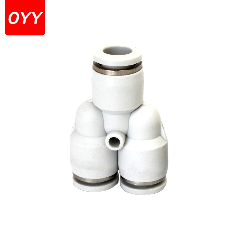10 шт. белые трехосевые быстроразъемные пневматические компоненты PY6 PY8 Y - купить