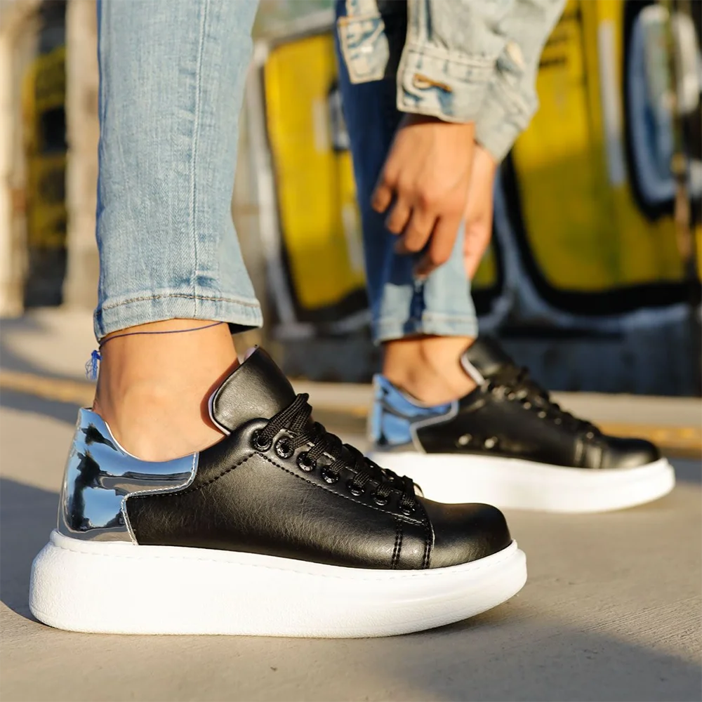 

Женские кроссовки на шнуровке, черные или Серебристые Легкие дышащие кроссовки без запаха, повседневные, CH259, сезон весна-осень