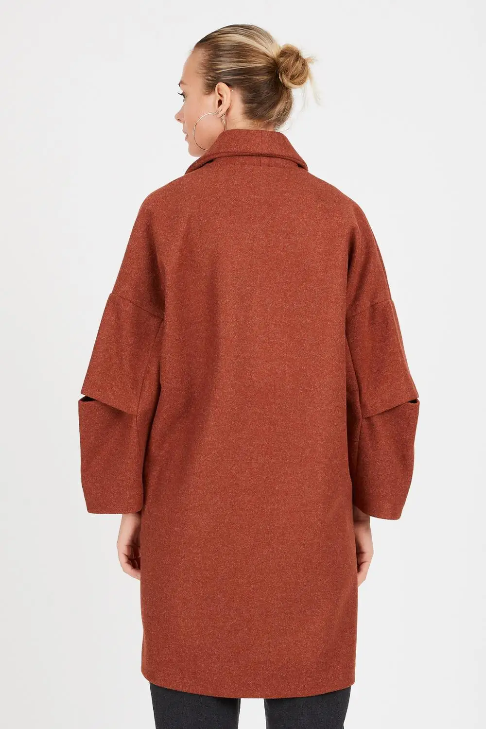 

European Size 2 x [S, M, L, XL] = 8 ITEMS / Lot: Women's Wool Cashmere Coat Brand Name NFree