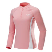 goldencamel women sports shirts gym fitness long sleeve shirt autumn outdoor hiking cycling shirt for women tactical fishing
