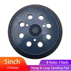 5 дюймов, 8 отверстий, петля с липучкой, шлифовальная подложка, Электрический орбитальный шлифовальный диск Makita, шлифовальные диски, кабель, резервная палочка на подушке