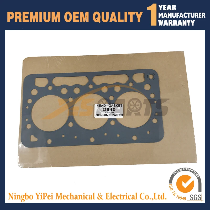 

New Head Gasket For Kubota D640 Engine