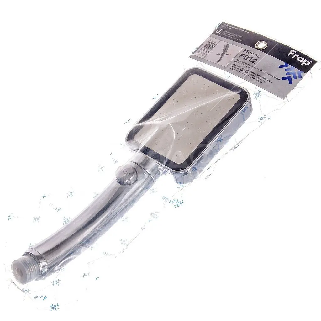 Shower head with reinforced shower and self-cleaning FRAP F012 color Chrome Bathroom faucet For bathroom accessories frap | Обустройство
