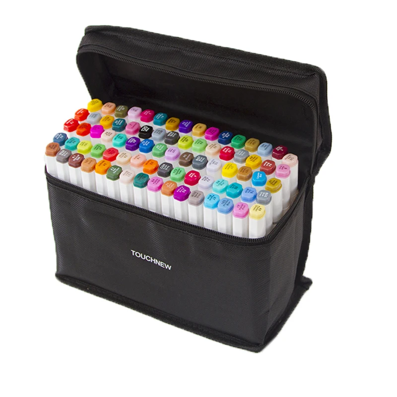 80 цветов художественный маркер аниме с двойной головкой эскиз спиртовой