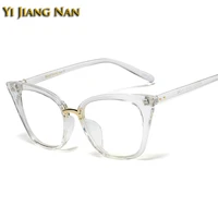women cat eye glasses frame optical eyewear prescription spectacle for myopia progressive teens eyeglasses transparent gafas