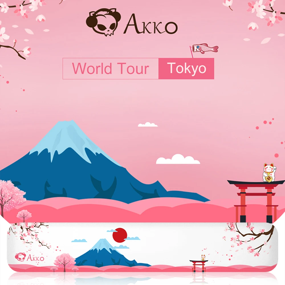 Akko world tour tokyo. Коврик Akko Tokyo Tour. World Tour Tokyo. Акко ворлд тур Токио красная.