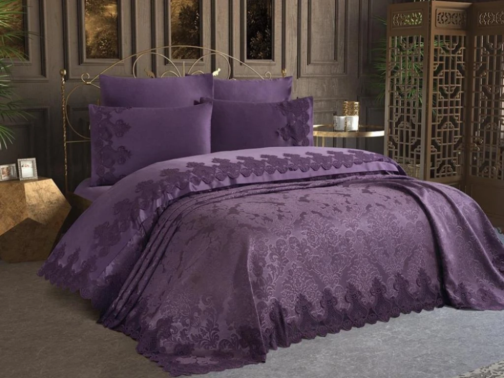

New Season Special Edition Jacquard Chenille Velvet Soft Texture Dowry Pique Set