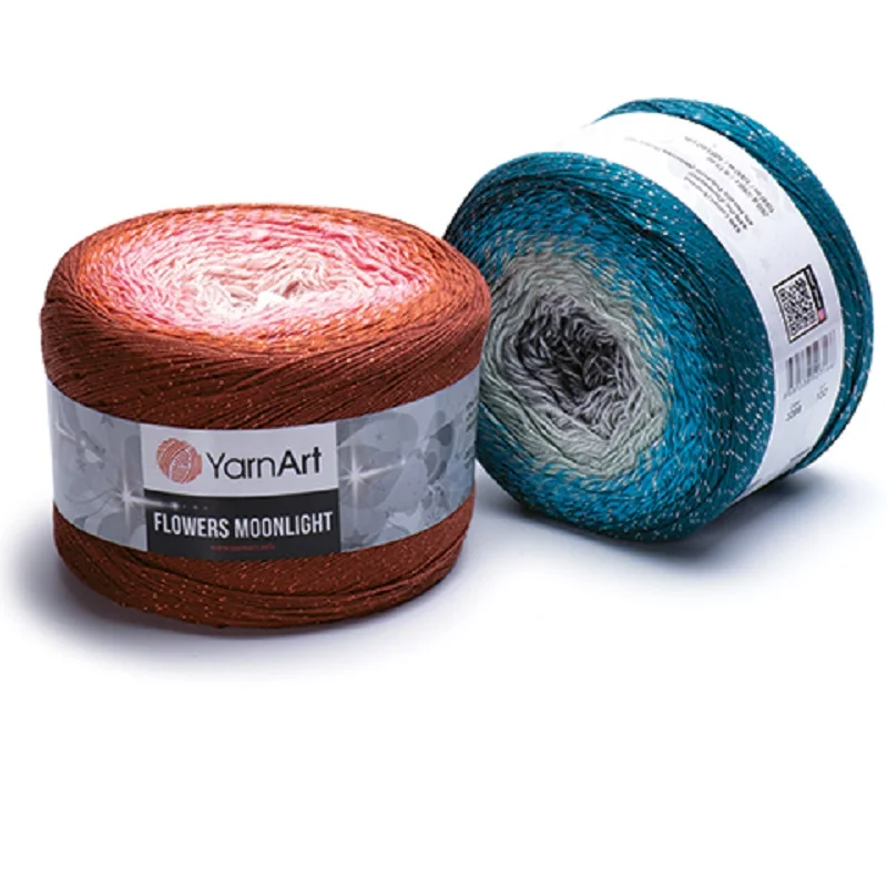 Yarnart цветы лунный торт пряжа 260gr 1000mt Хлопок люрексом смесь ручная вязка крючком