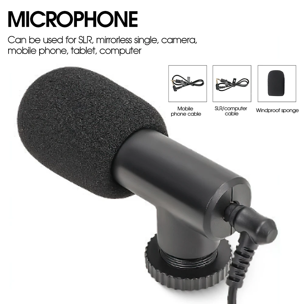 Портовый микрофон направленного типа с шумоподавлением и монитором для ноутбука