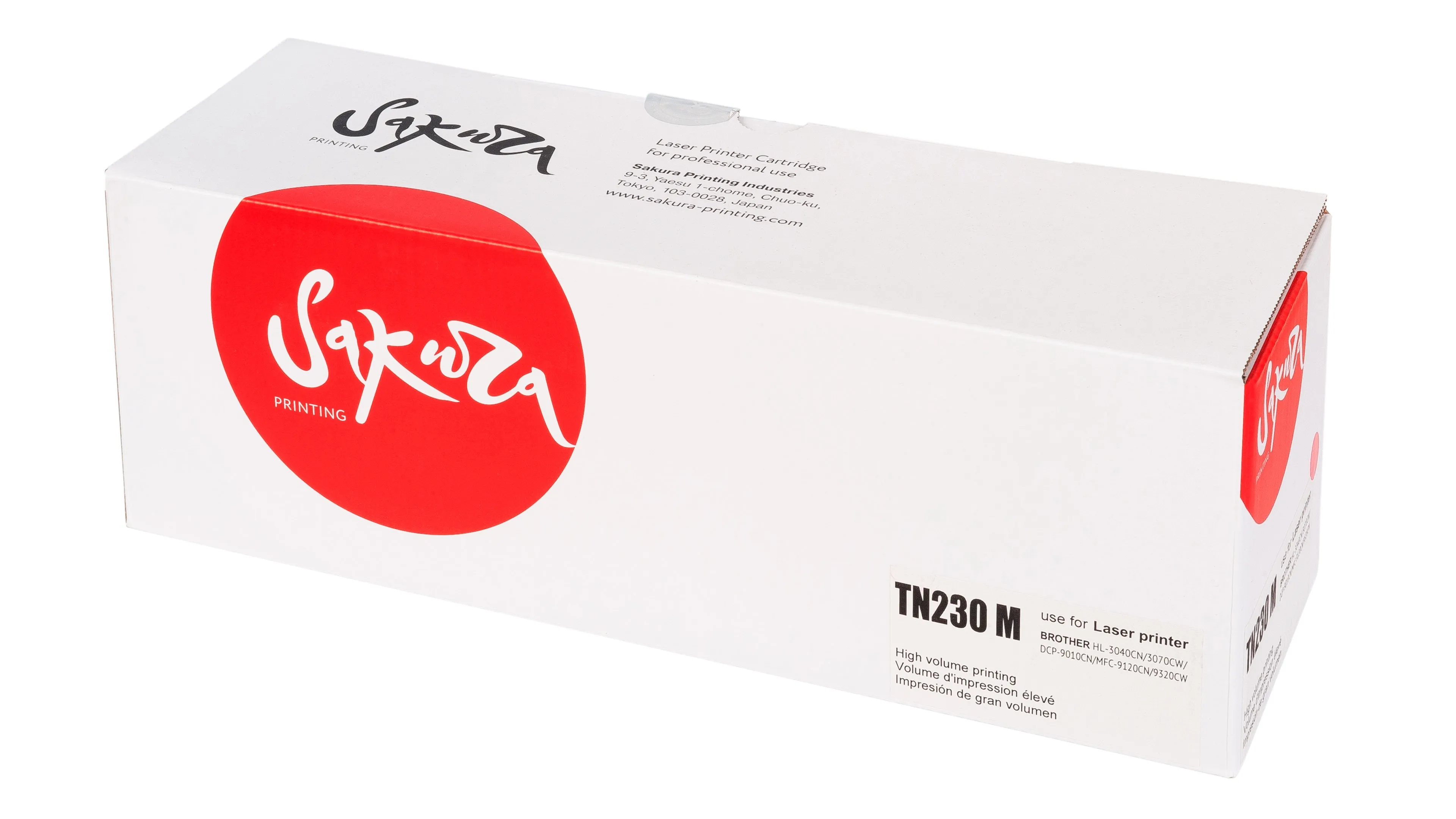 Катридж Sakura TN230M TN-230M 230M для Brother DCP-9010CN/HL-3040CN/3070CW/MFC-9120CN/9320CW пурпурный 1400 к. |