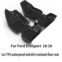for ford ecosport 2018 2019 202 floor mat fits ultimate all weather waterproof 3d floor liner full set front rear interior mat