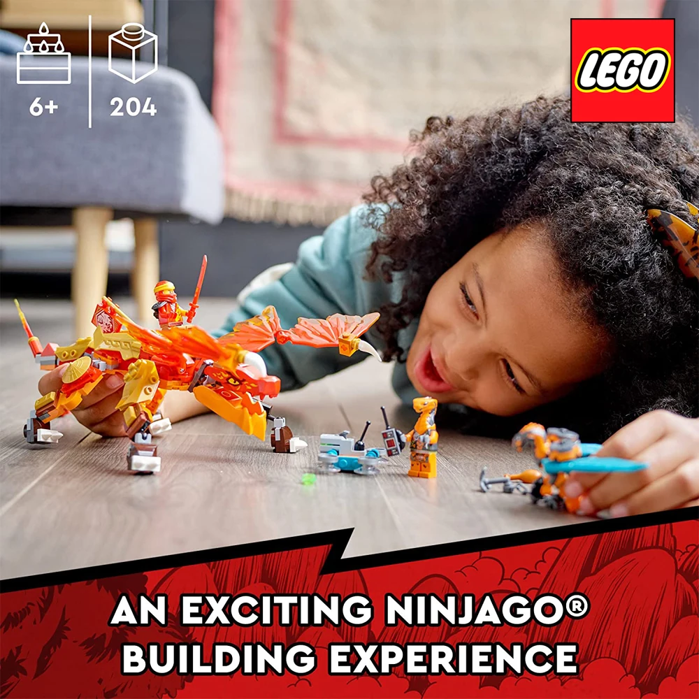 LEGO NINJAGO Kai'S Fire Dragon EVO 71762 оригинал для детей Новая игрушка на день рождения