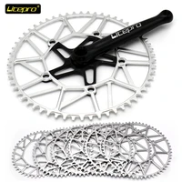 litepro bmx folding bike chainring 130 bcd 48t 50t 52t 54t 56t 58t alloy ultralight bicycle crankset tooth parst accessories
