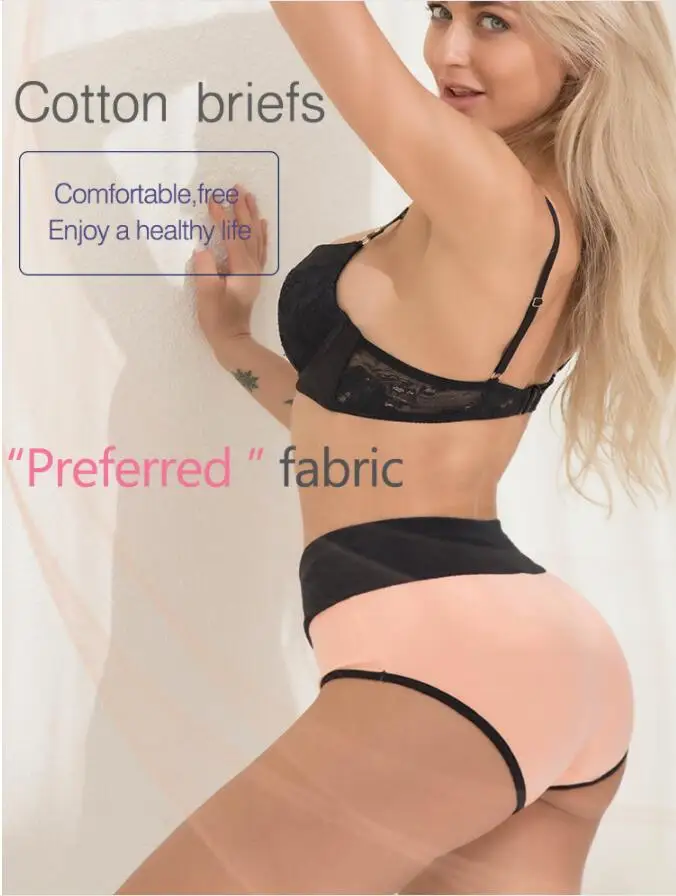 

Women's Cotton Underwear Cross-Border Explosive High Waist Full Coverage Plus Size Briefs Sexy Bondage Sports Panties (2-Pack)