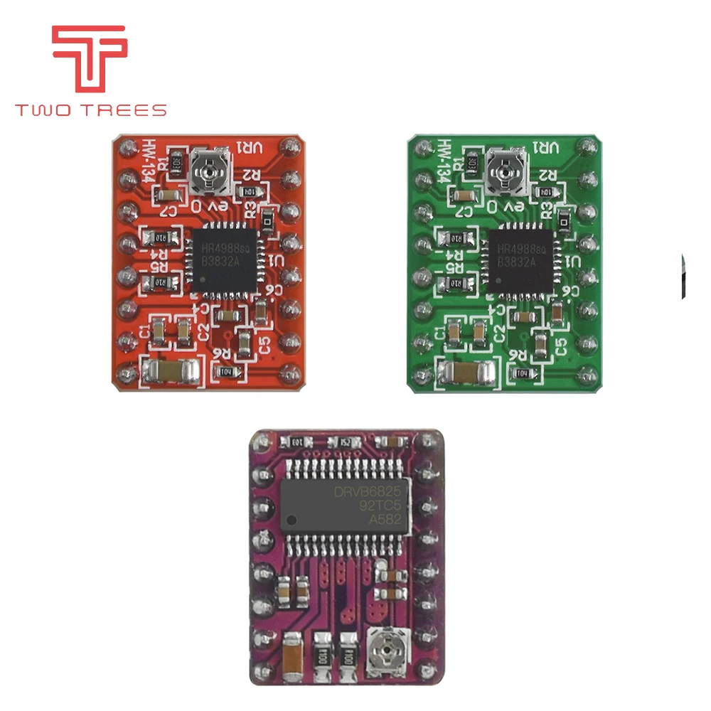 3D принтеры StepStick DRV8825 Драйвер шагового двигателя Перевозчик Reprap 4 слойные PCB