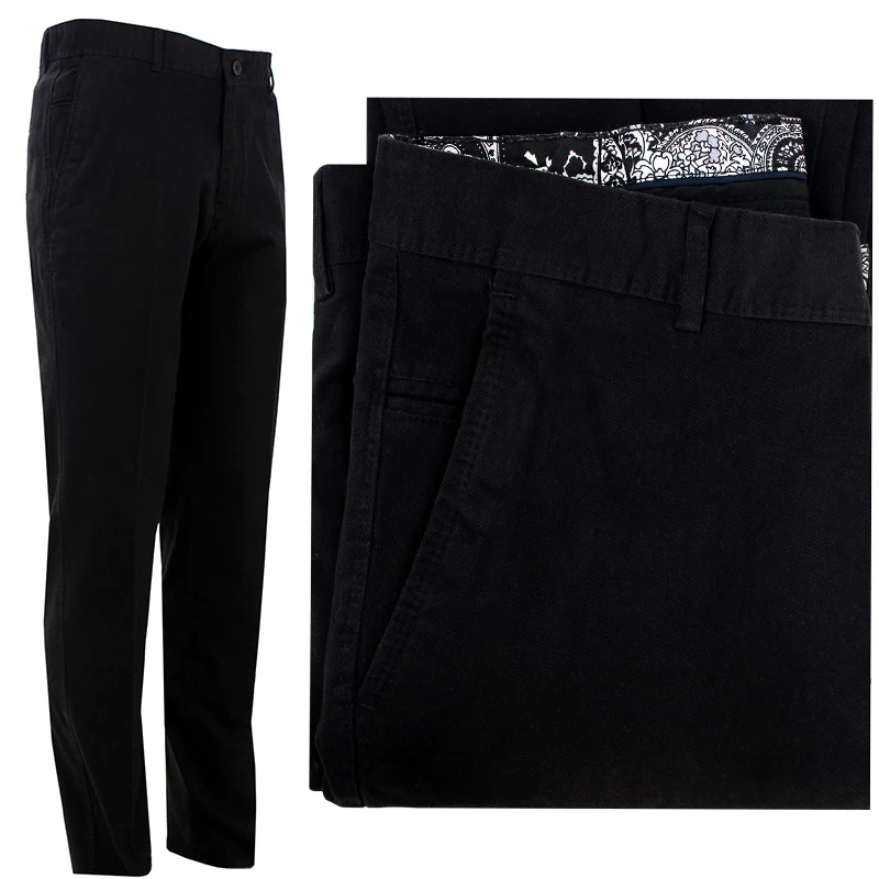 Black Jeans Pants For Men Denim  Regular Fit Jeans Business Fashion Thicken Trousers Brand Pants Black Blue Turkey by Varetta