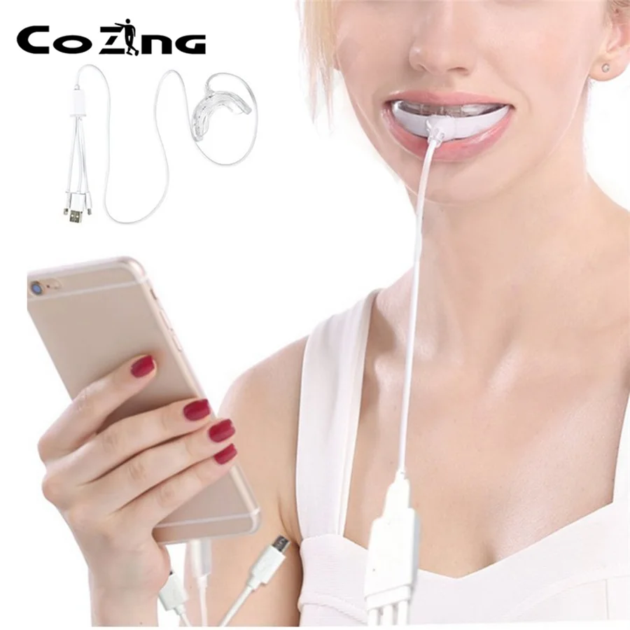 Portable Home Dental Teeth Whitening Light Mini LED oral treakment Laser with 16 LED,3200mW