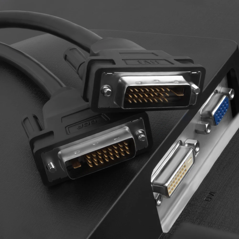 GCR Кабель DVI D to для монитора проектора ПК ноутбук Full HD провод dvi ЖК дисплея DVD Xbox cable