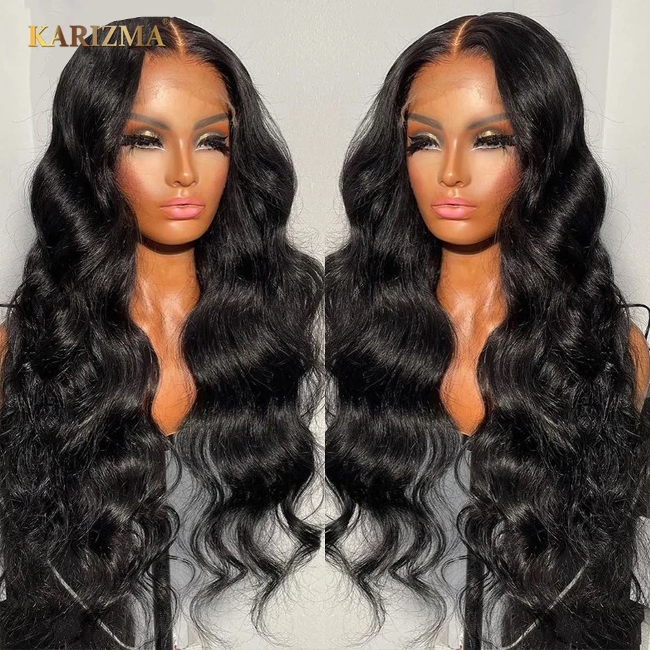 Body Wave HD Lace Frontal Wigs Loose Wavy Transparent 13x4 Lace Front Wigs Indian Remy 4x4 Lace Closure Lace Human Hair Wigs