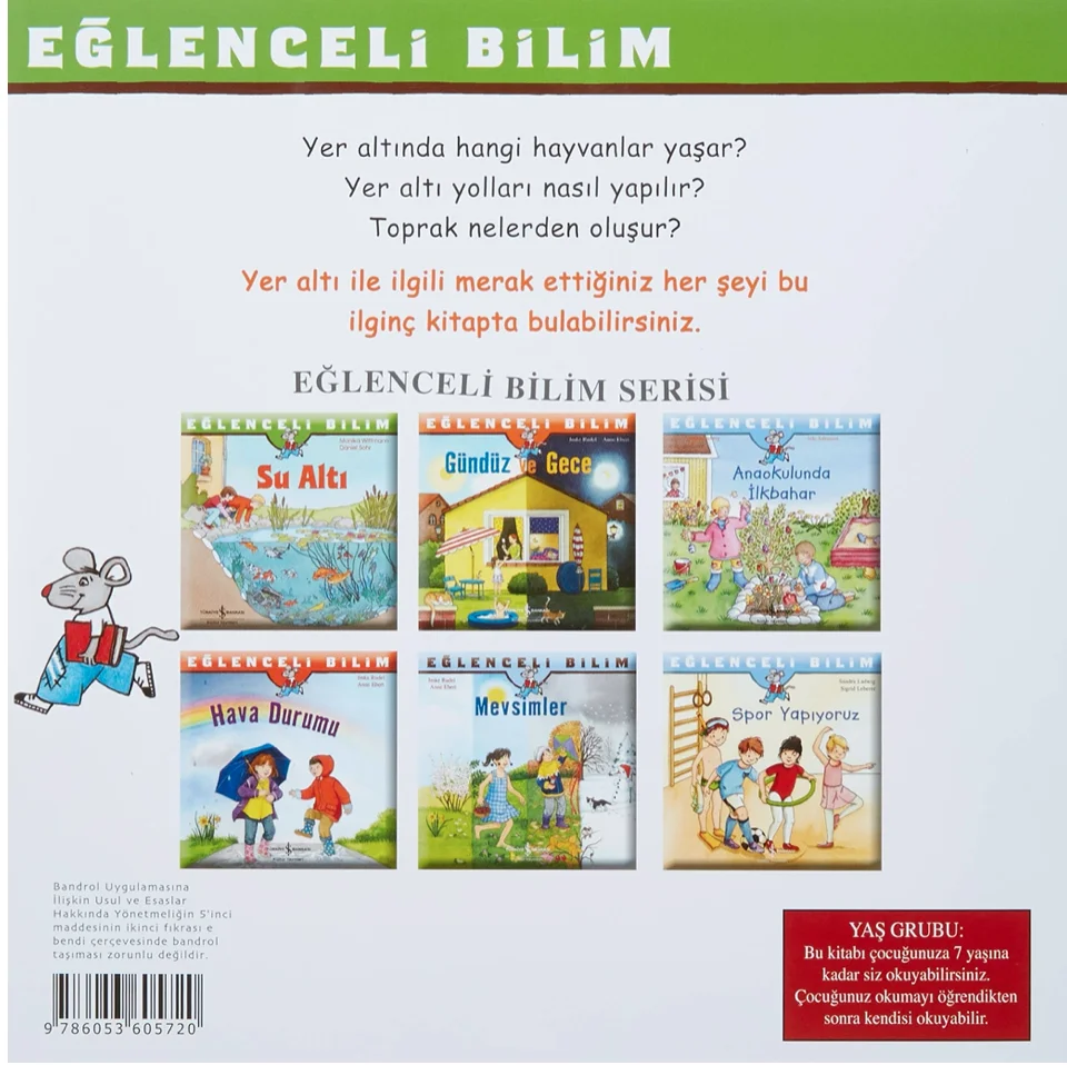 Книга детская турецкий язык подземная 24 страницы публикации культуры IsBank