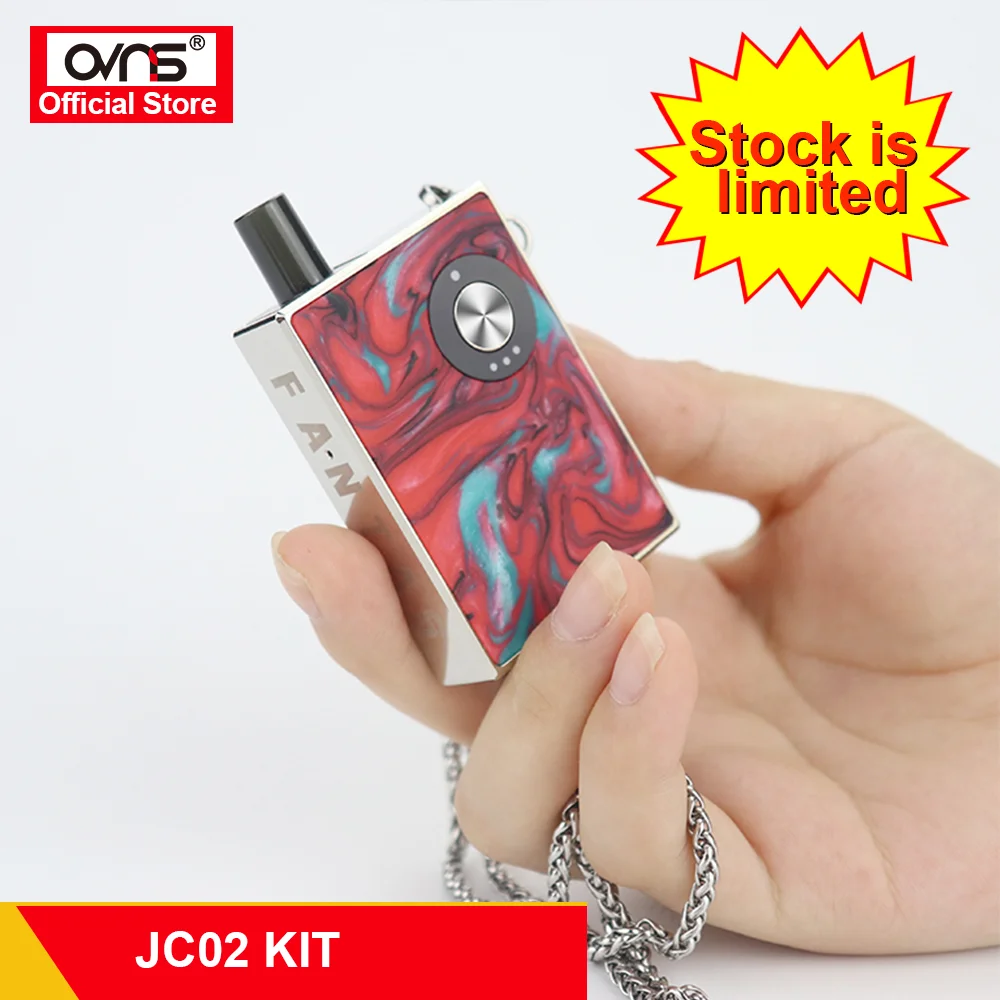 Vape Mods Kit OVNS JC02 ручка Pod система оригинальная электронная сигарета 650 мАч батарея 1 0