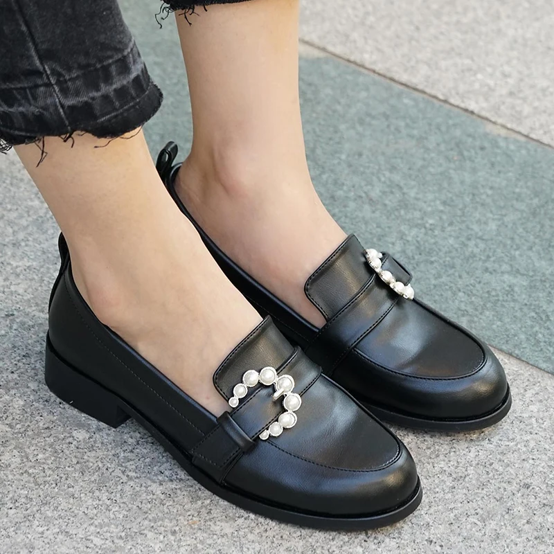 Mio Gusto Brand ODILA, Black Burgundy Mink Brown, Women's Casual Oxford Comfort Flat Shoes