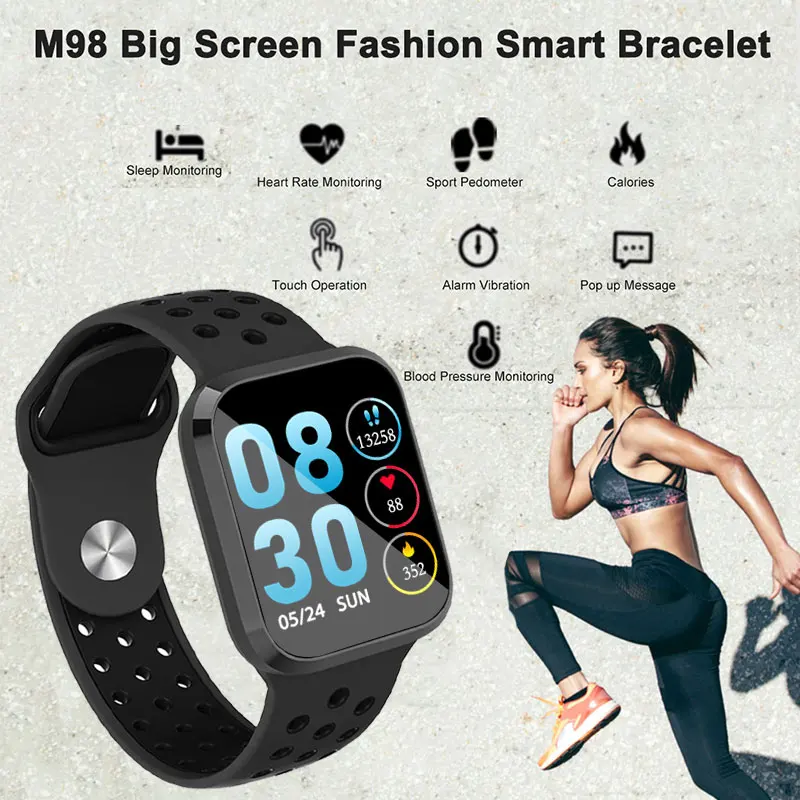 New Smart Watch Alloy Metal Shell Smartwatch Bluetooth Call Touch Screen Intelligent Fitness Tracker Waterproof | Электроника
