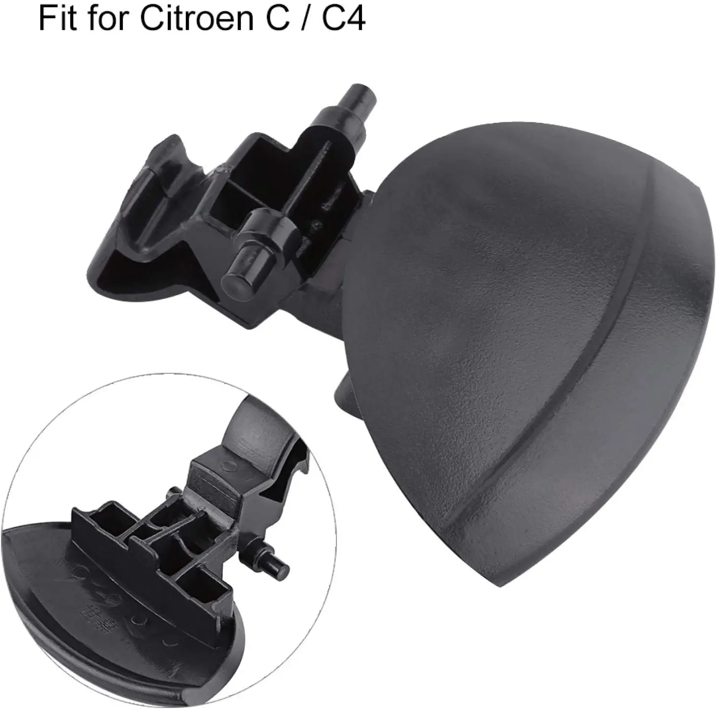 

1 Pc Glove Box Handle BLACK NYLON Citroen C4 handle for glove box compartment glovebox repair fix For Citroen C4 C Fix