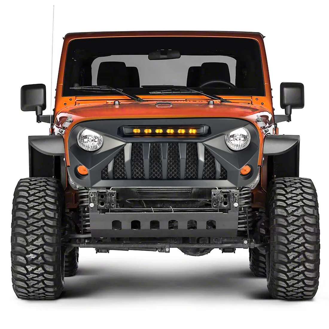 Передняя решетка для джипа 07-18 Jeep Wrangler JK JKU Mars | Автомобили и мотоциклы