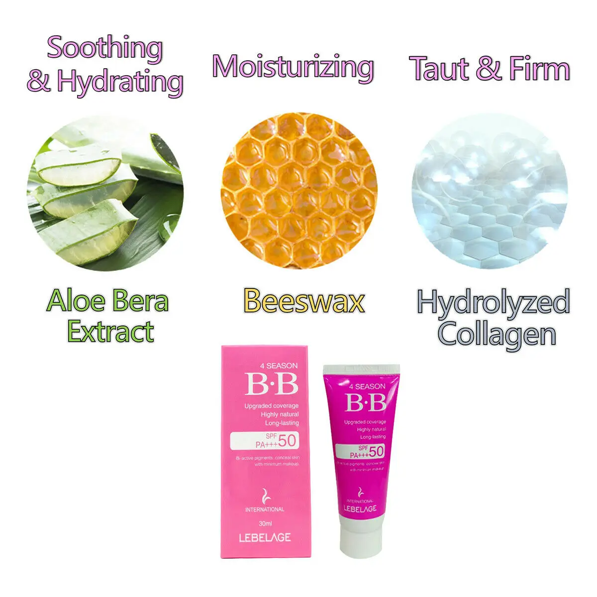 Lebelage 4 Season BB Cream SPF50PA+++ ББ крем 30 мл |