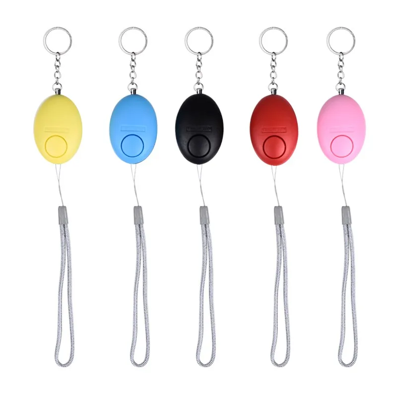 

120DB EggShape Self Defense Anti-wolf Alarm Women Elderly Security Protect Alert Personal Safety Scream Emergency Alarm Keychain