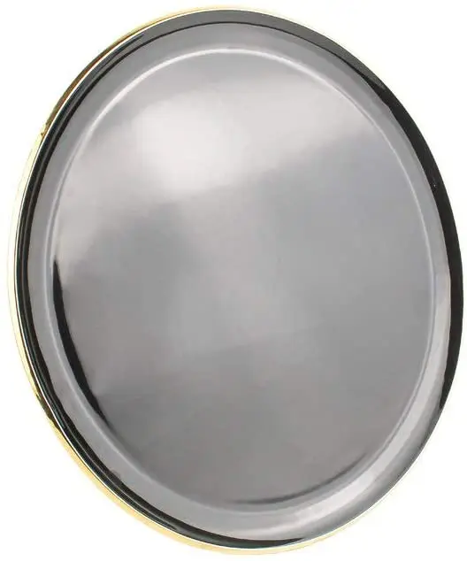 

Glore 6 Piece Serving Plate Black - Gold 25 cm