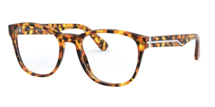 Vogue 5213 2790 50 Woman Eyeglasses Frames, Yellow Havana Frames, High Quality Optical Desing Frames