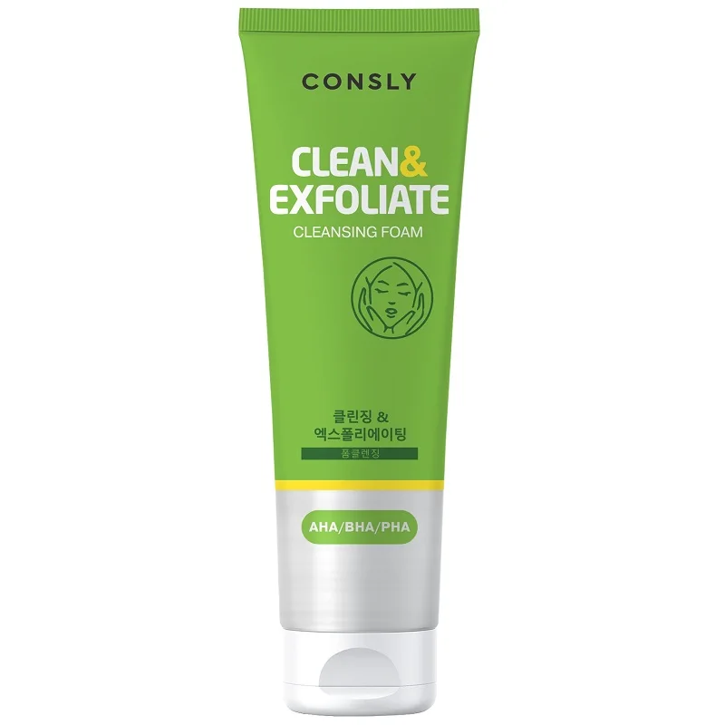 Пенка отшелушивающая с AHA BHA PHA кислотами Consly 120ml. Оригинал. Корея. Очищающее