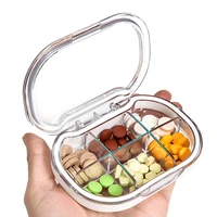 46 grid transparent medicine storage pill box for home travel pill case vitamins container organizer tablets dispenser pillbox