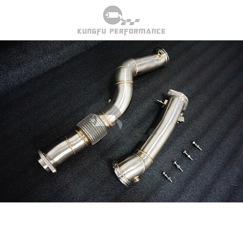 

KUNGFU PERFORMANCE Stainless Steel 304 Catless Exhaust M3 Downpipe For S58 Motor G80 G82 M4 3.0T 2020+