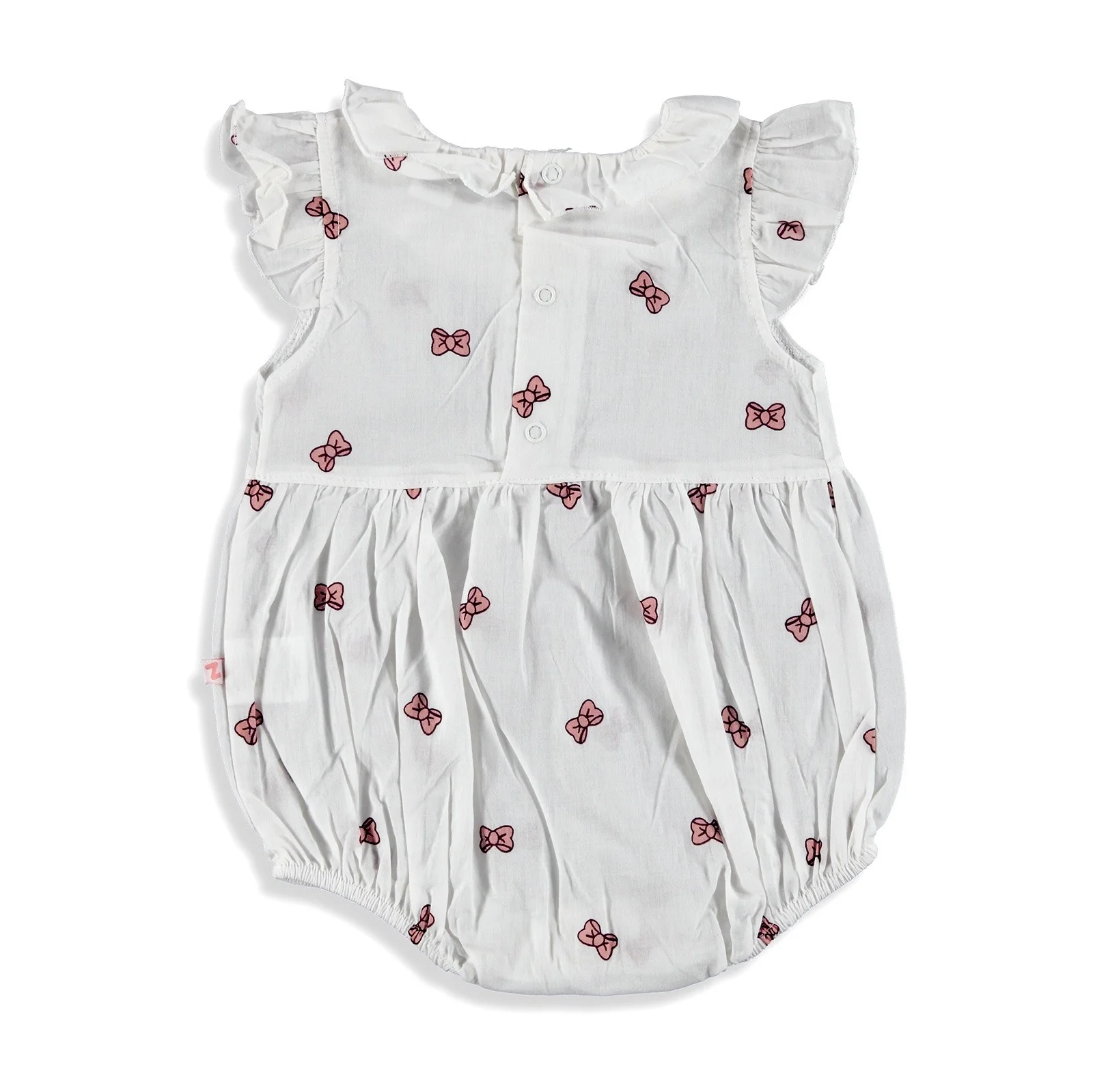 Ebebek BabyZ/короткий комбинезон с бантом и принтом для маленьких девочек |