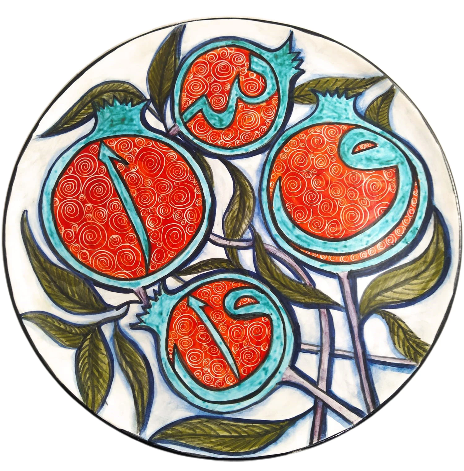 

Finecraft Handmade 100% Original and Original Design Ceramic, Tile Decorative Plate and Box Es-655